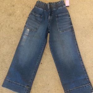 Little girls -size 8- wide leg Jeans